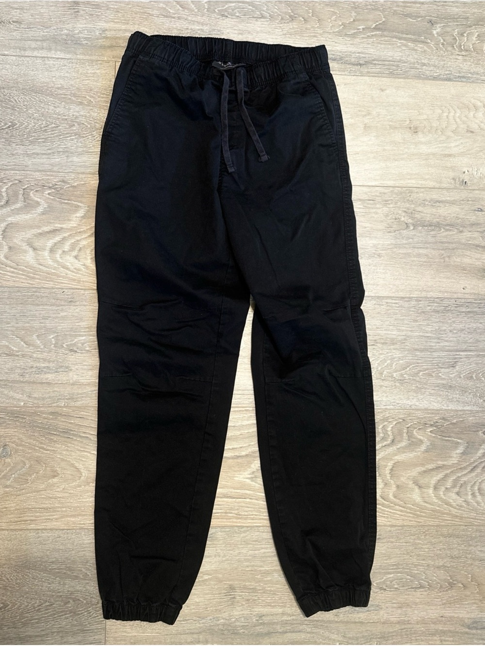 No Boundaries Men's Black Elastic-Waist Jogger Pants